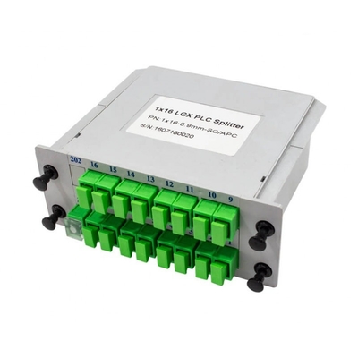 Выходы входного сигнала 16 Splitter LGX 1 PLC кассеты 1x16 с переходником SC APC